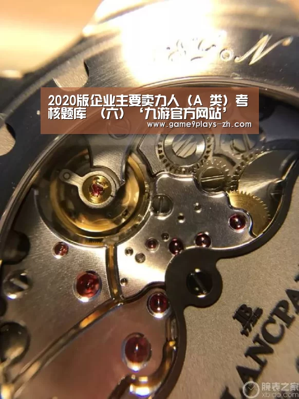 
2020版企业主要卖力人（A 类）考核题库 （六）‘九游官
